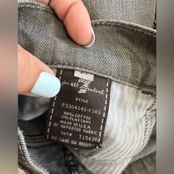 7 For All Mankind Ginger Wide-Leg Flare Jeans - Grey - Picture 11 of 13